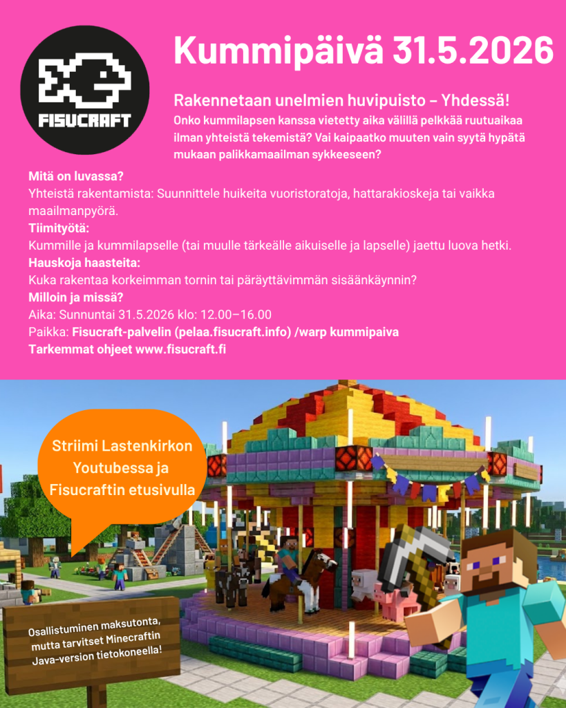 Kummipäivä Fisucraftissa 31.5.2026